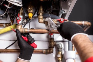 pipes of boiler