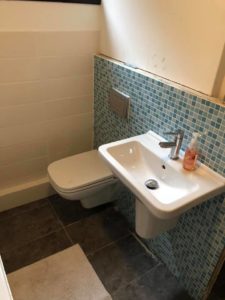 top shot of bathroom